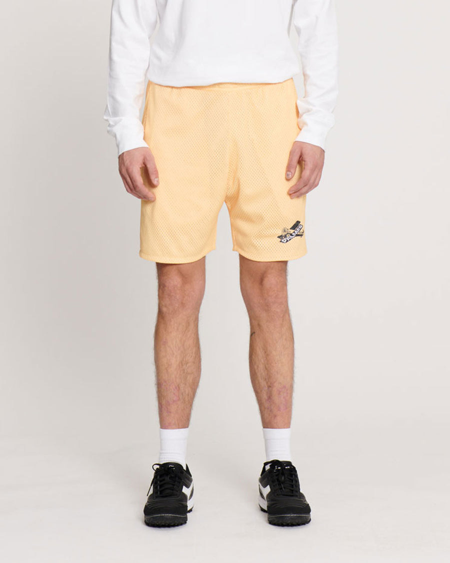 Edward Mesh Shorts Sunfaded Yellow