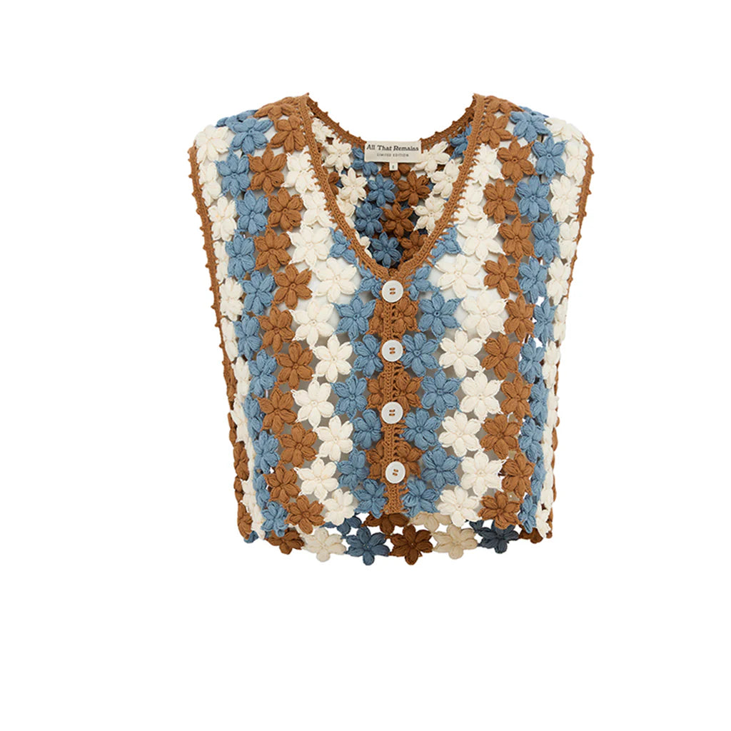 Daisy Crochet Vest