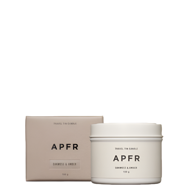 Oakmoss Amber Tin Candle
