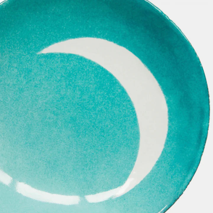Small Blue Crescent Moon Plate