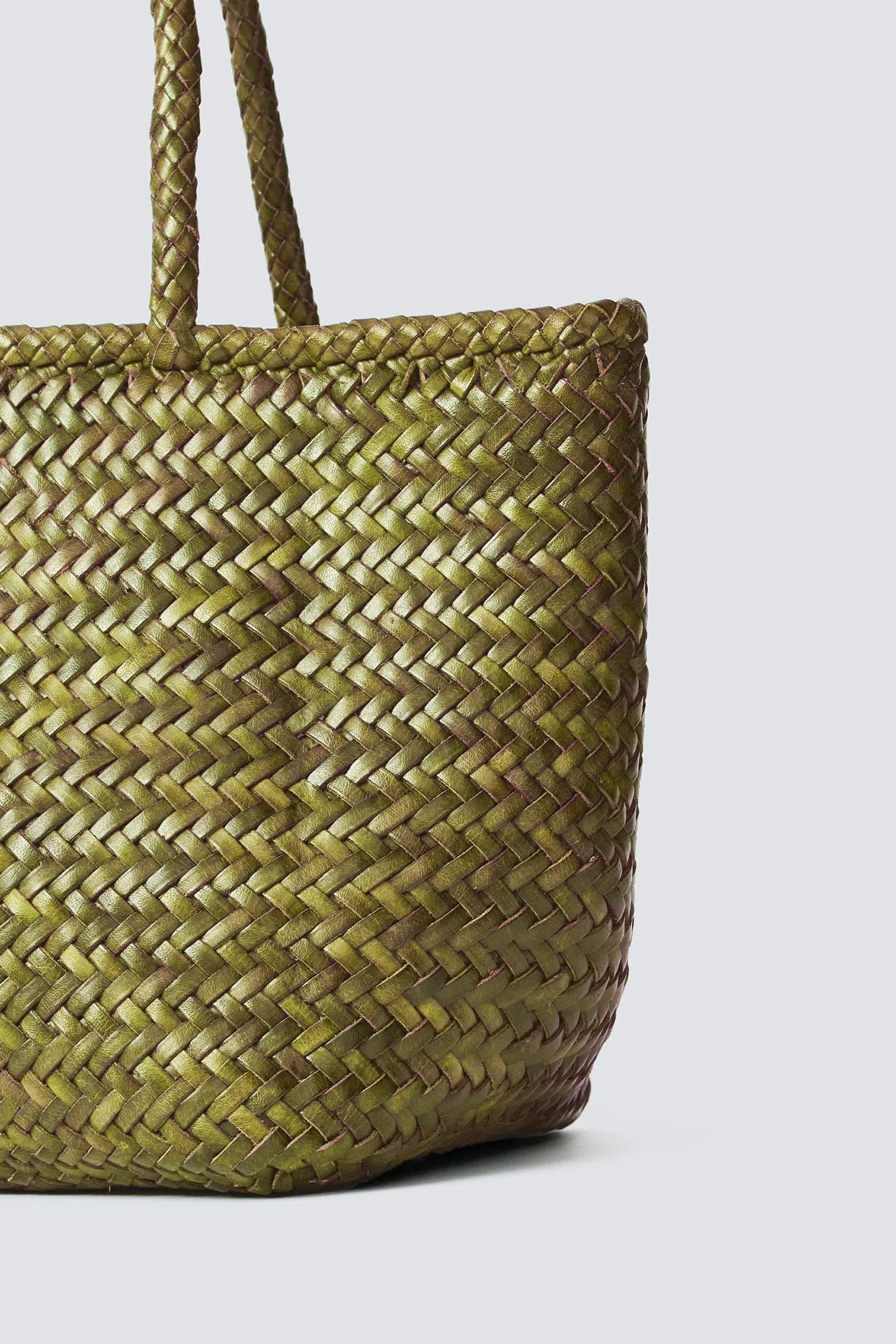 Small Grace Basket Woven Shoulder Bag