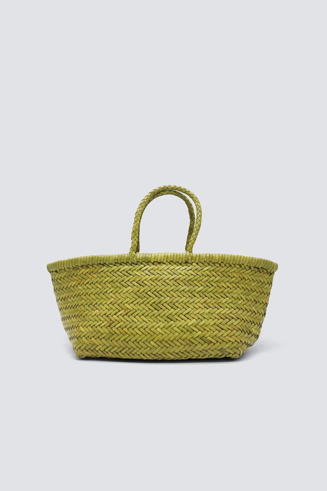 Small Bamboo Triple Jump Woven Shoulder Bag
