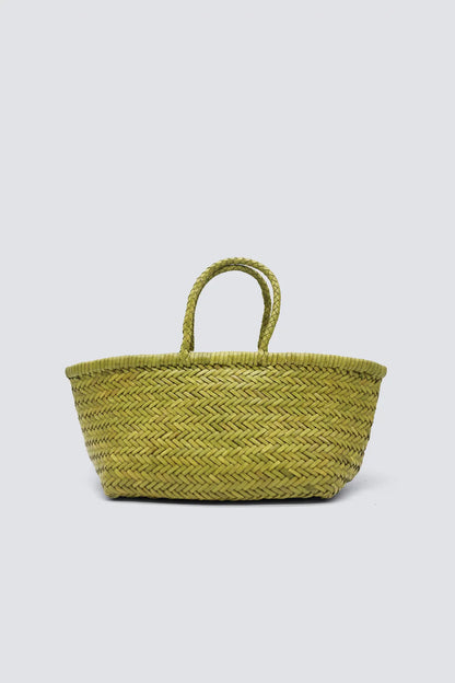 Small Bamboo Triple Jump Woven Shoulder Bag