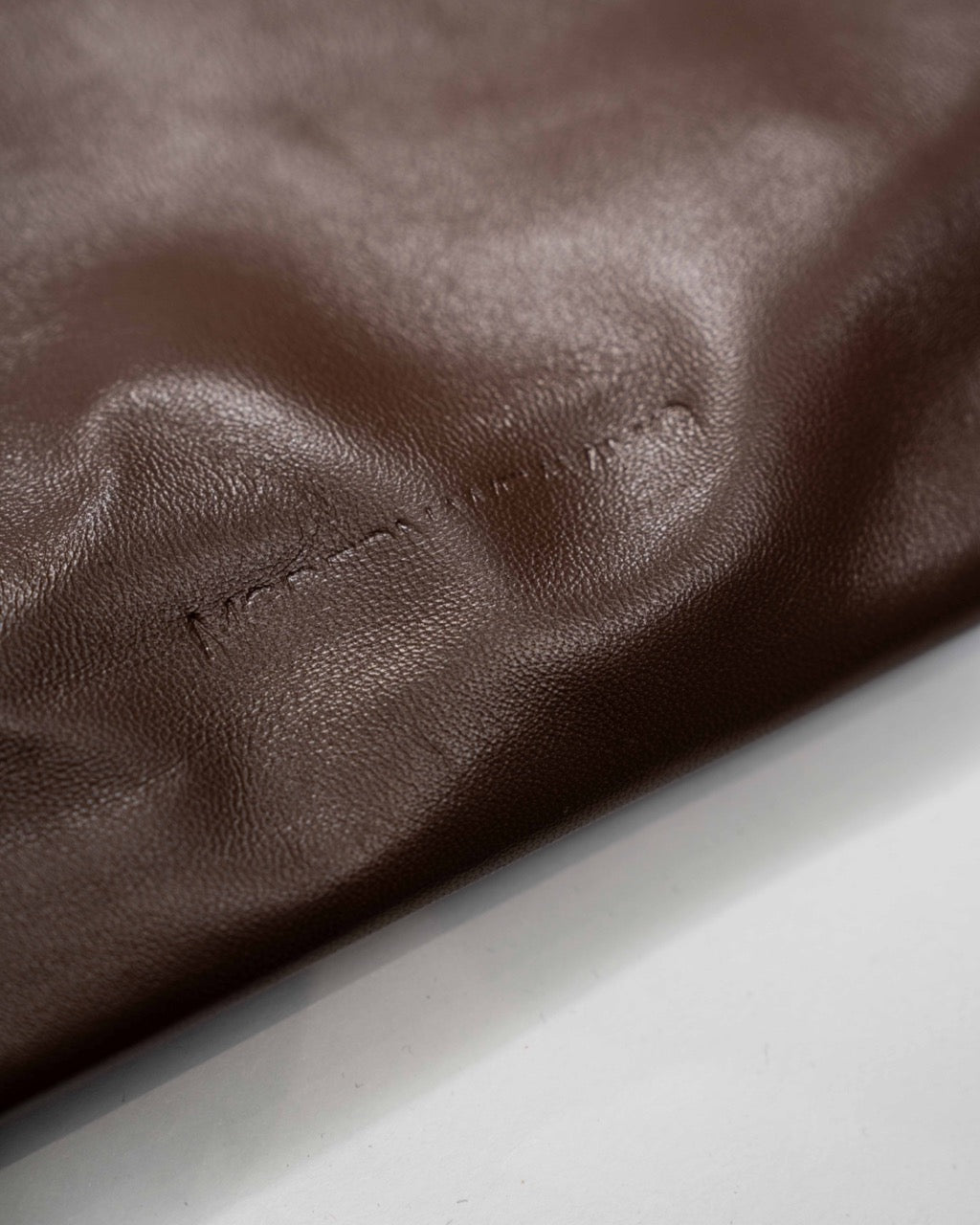 Narrow Oval Relaxed Tote_Cognac