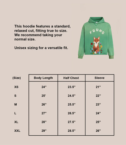 Wildlife Chenille Embroidered Hoodie