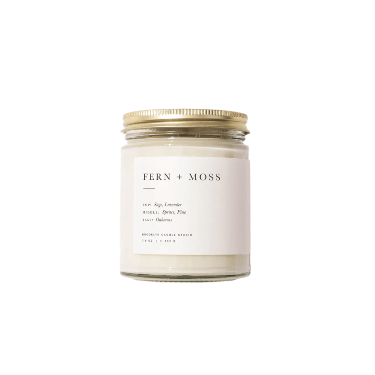 Fern Moss Minimalist Jar Candle