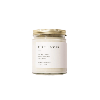 Fern Moss Minimalist Jar Candle