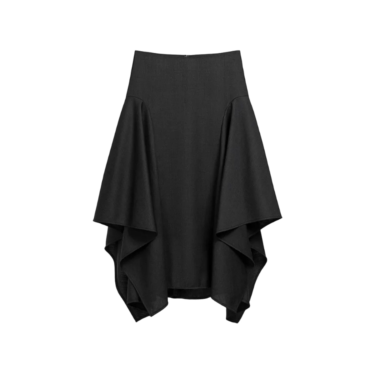 Asymmetric Drape Skirt