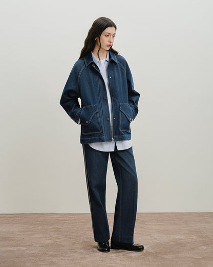 Back Vent Denim Jacket