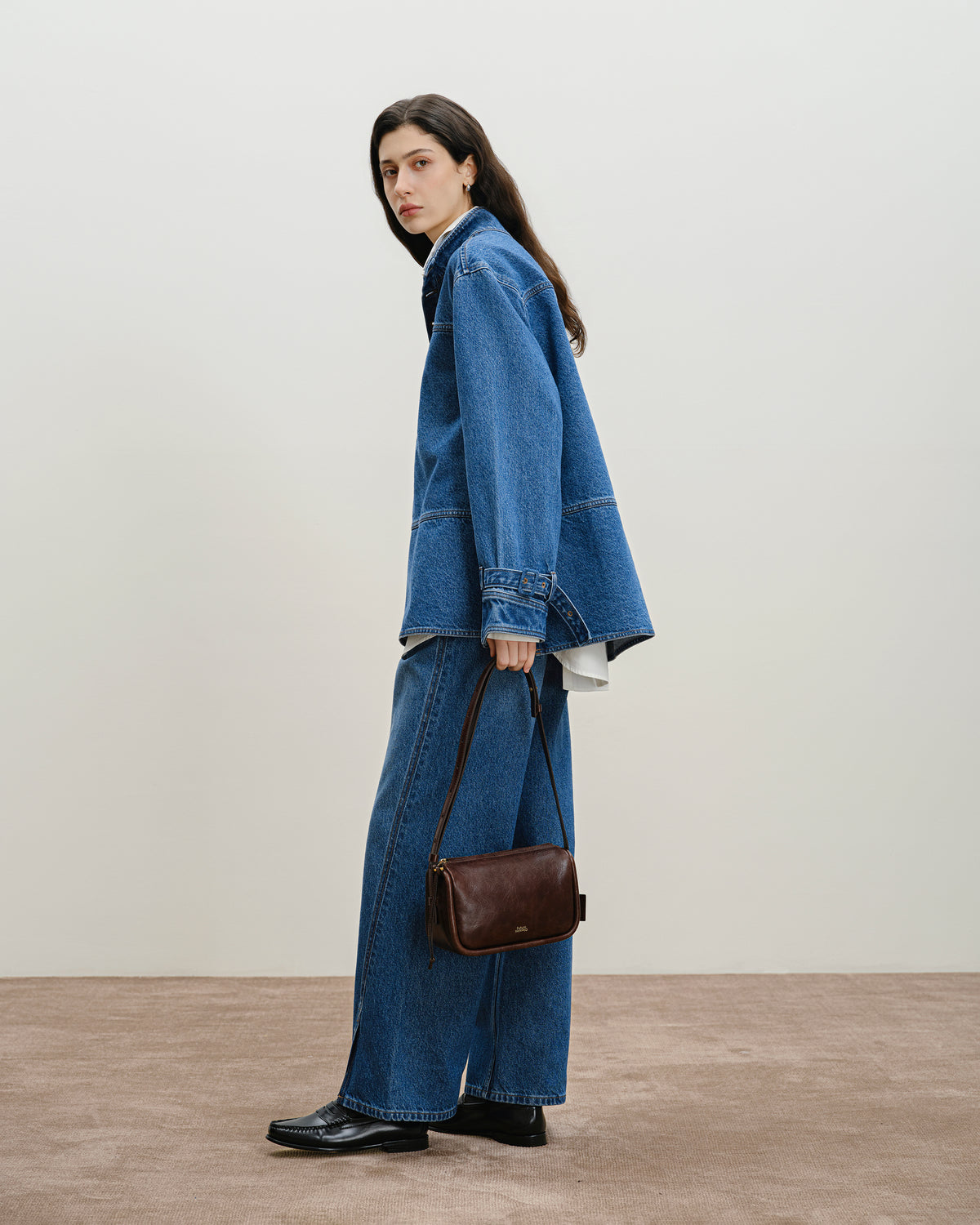 Denim Button-up Tunic