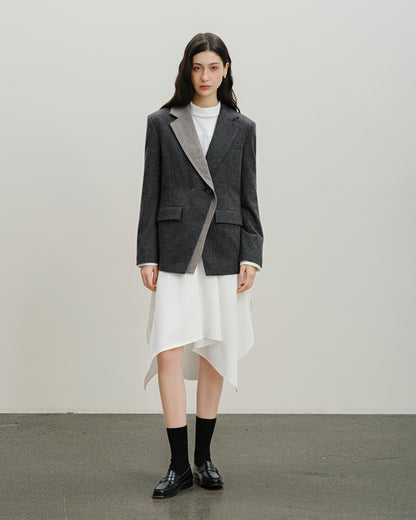Detachable Patch Blazer