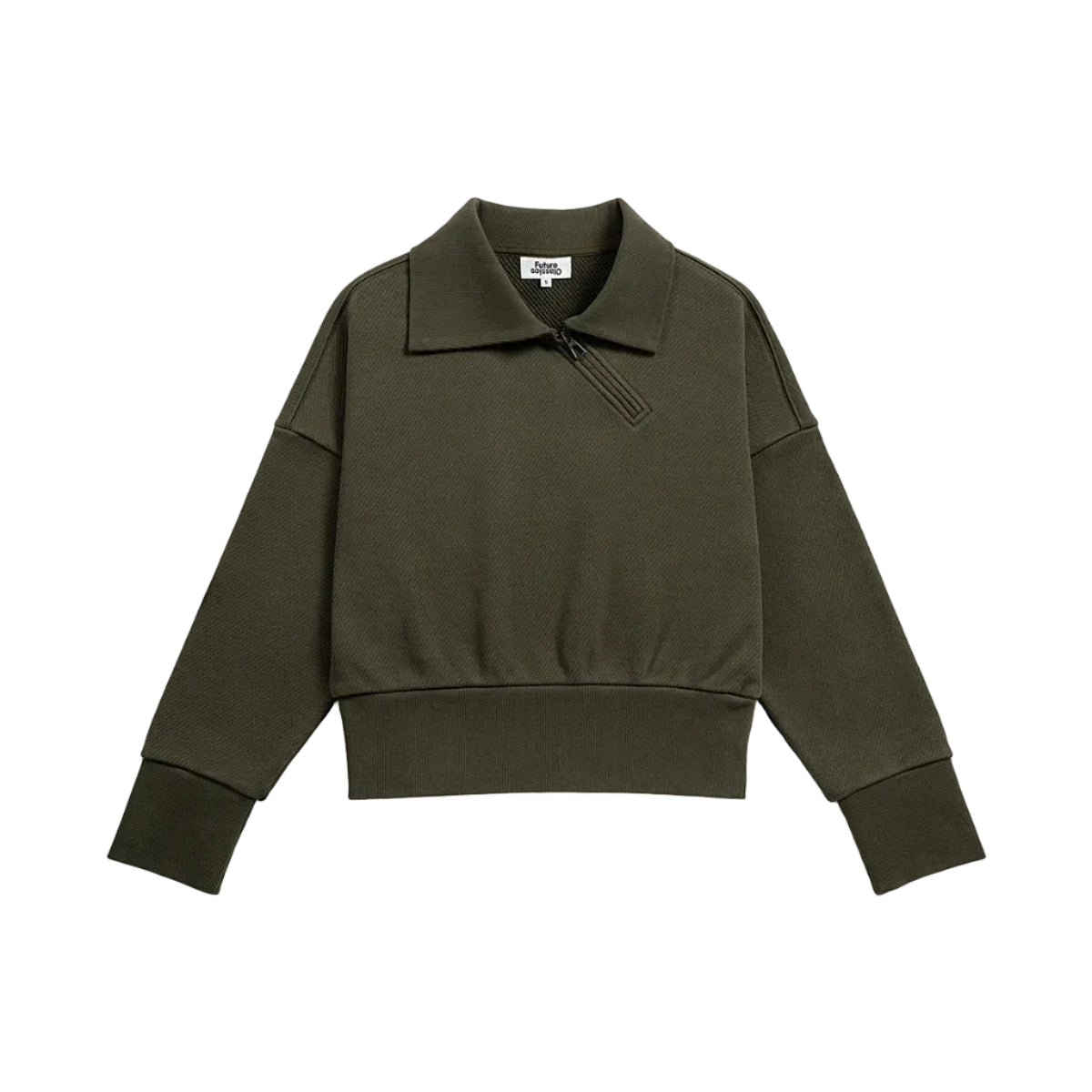 Diagonal Quarter Zip