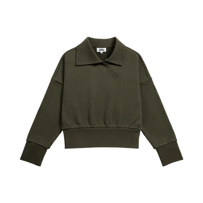Diagonal Quarter Zip
