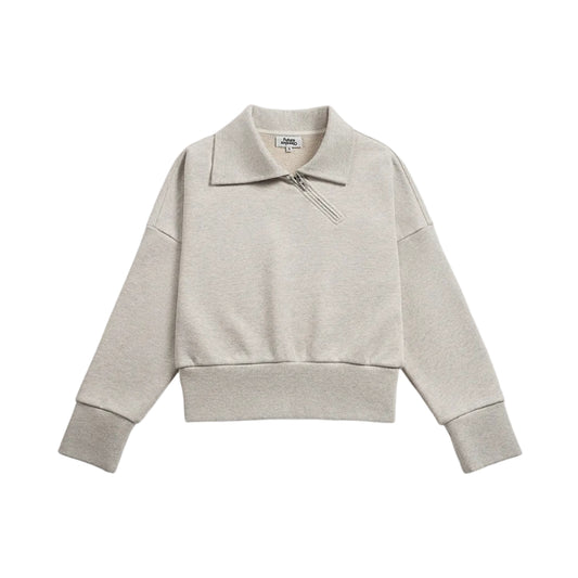 Diagonal Quarter Zip