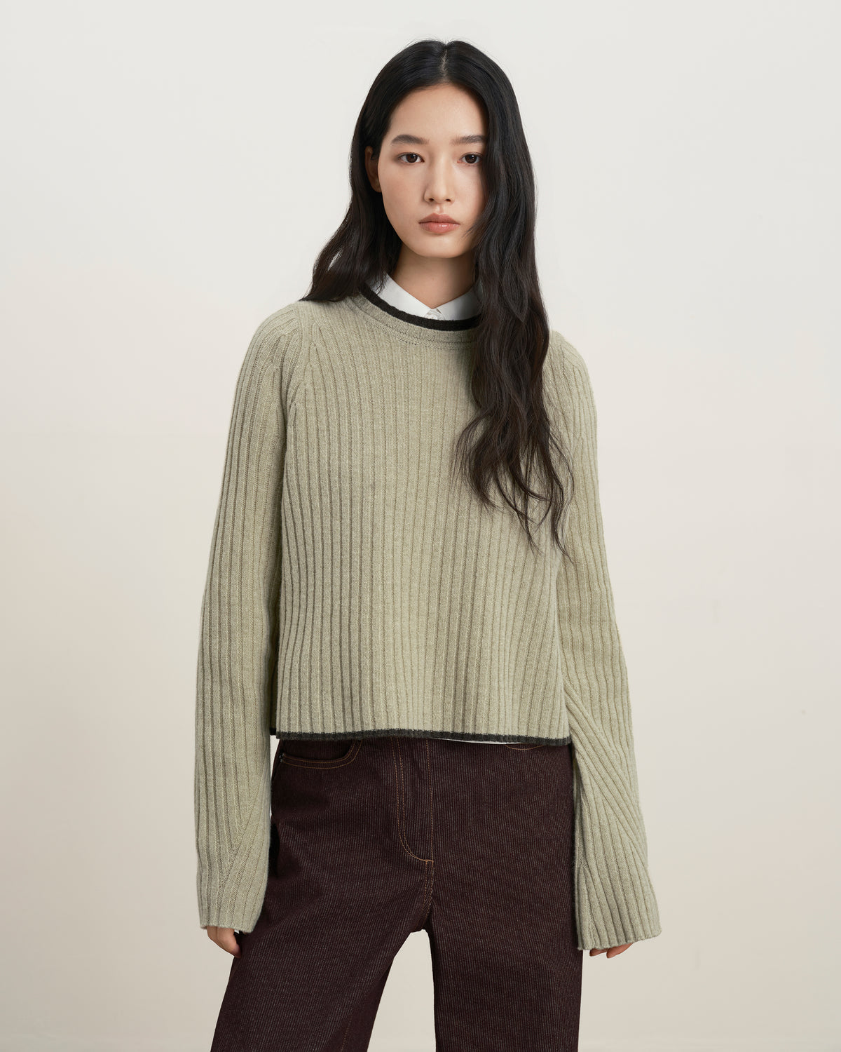 Double Collar Sweater