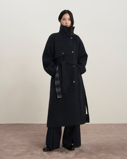 Doubleface Collar Coat