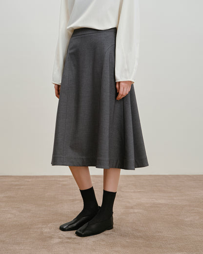 Panel Flare Skirt