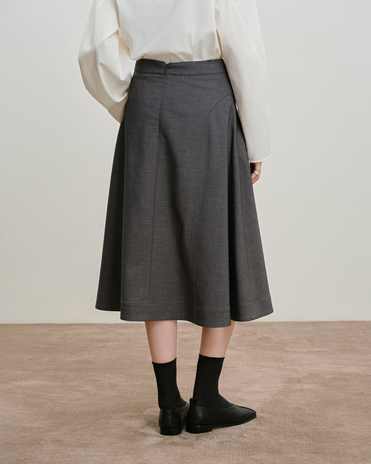 Panel Flare Skirt