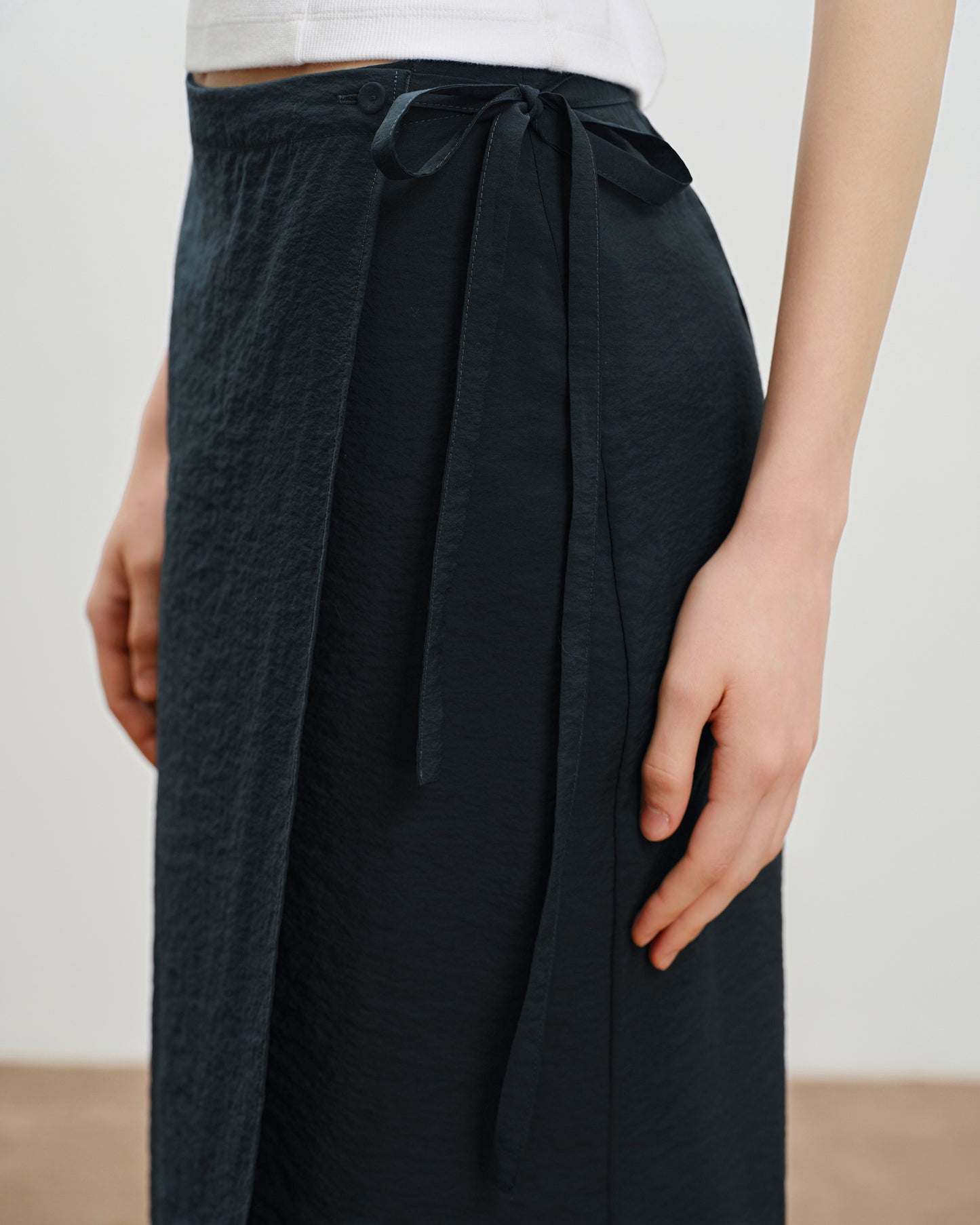 Fluid Wrap Skirt