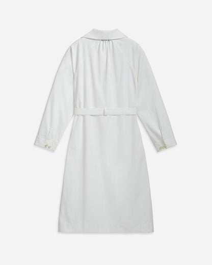 Folded Collar Shirt Dress