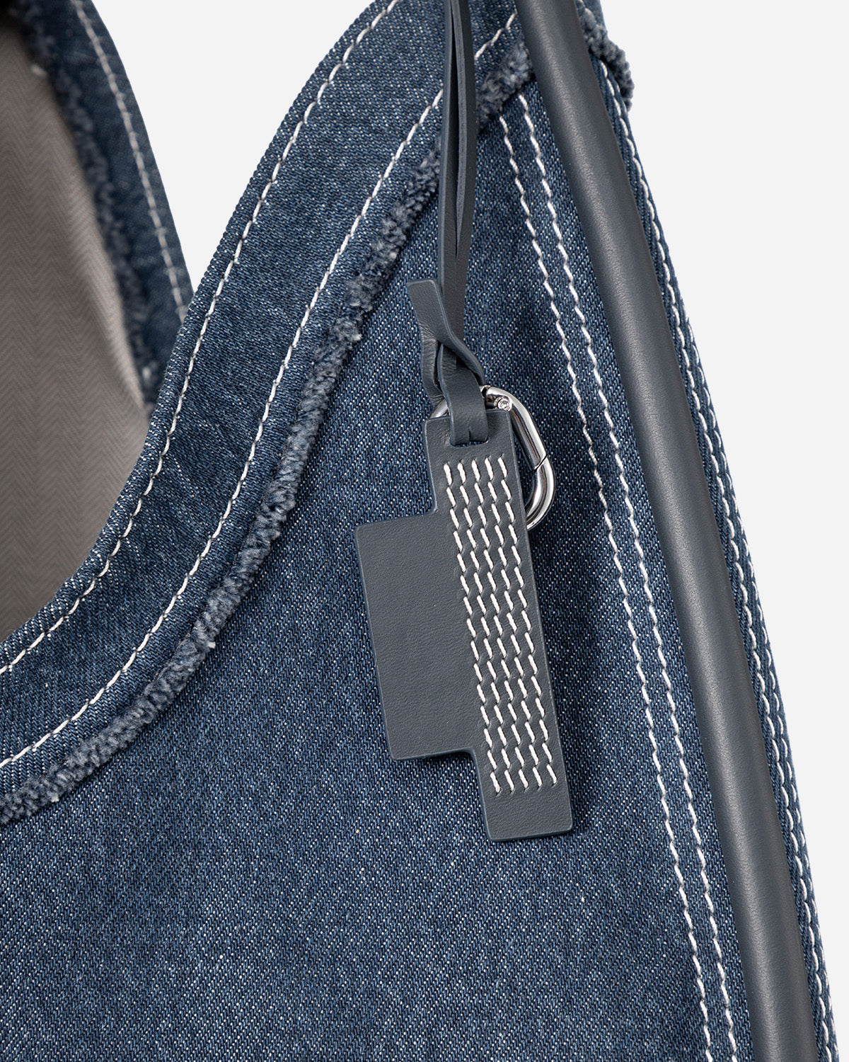 Large Teardrop Denim Hobo