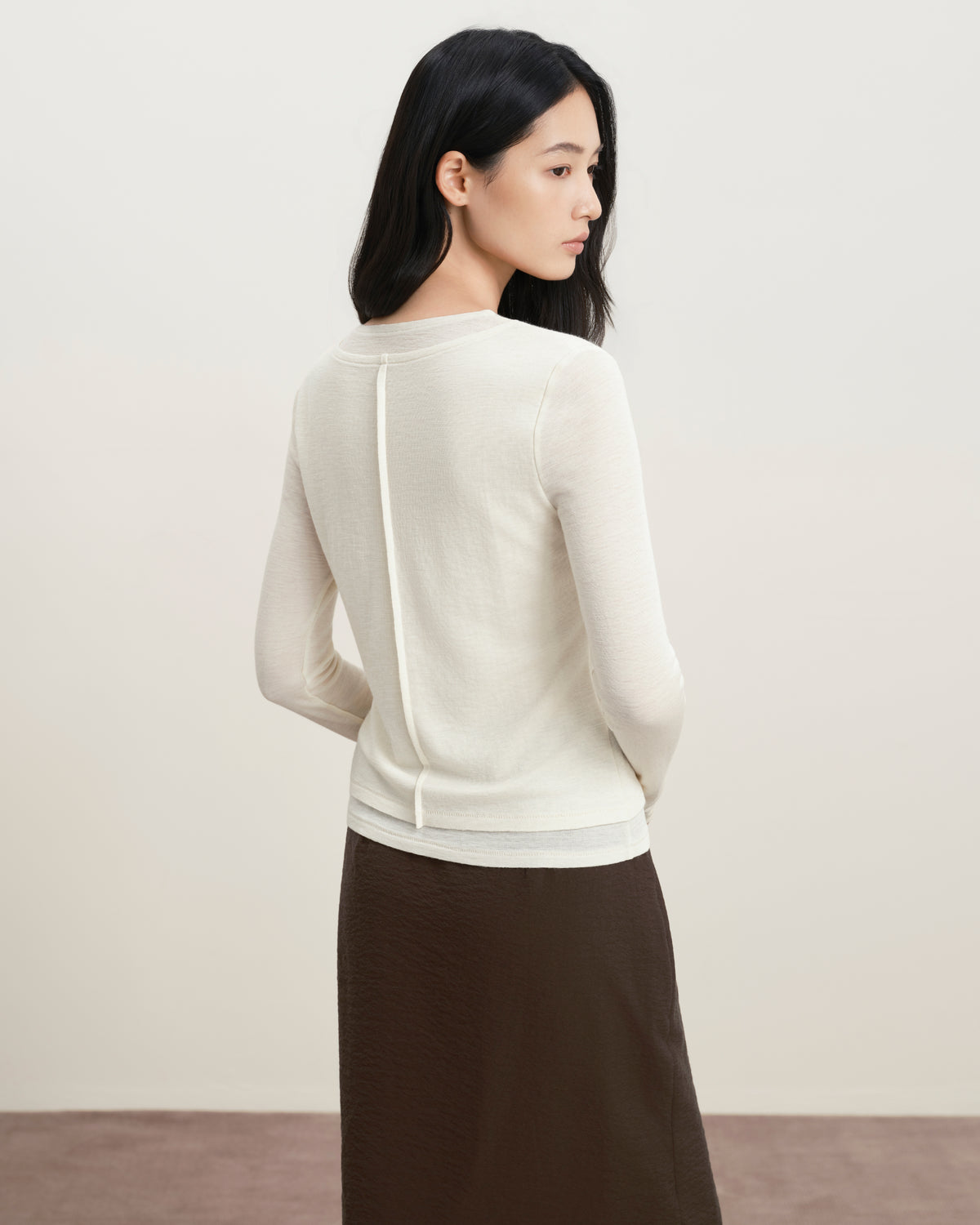 Layered Wool Top