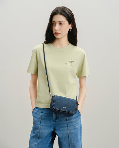 Mini Loaf Denim Crossbody