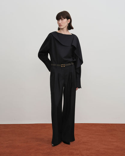 One Shoulder Draped Top