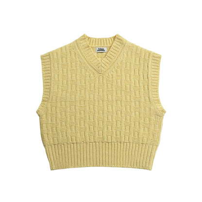 Oversized Knitted Vest