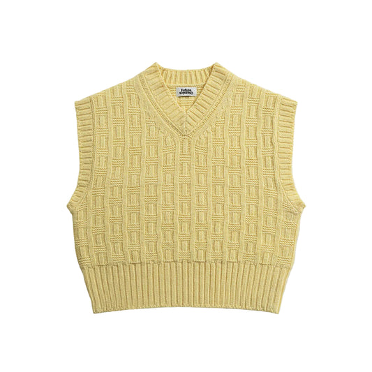 Oversized Knitted Vest