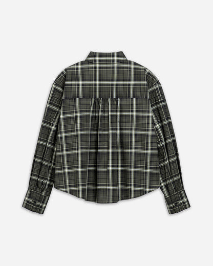 Plaid Flared Shirt