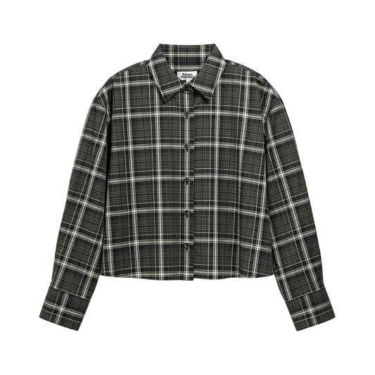 Plaid Flared Shirt