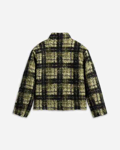 Plaid Teddy Pile Jacket