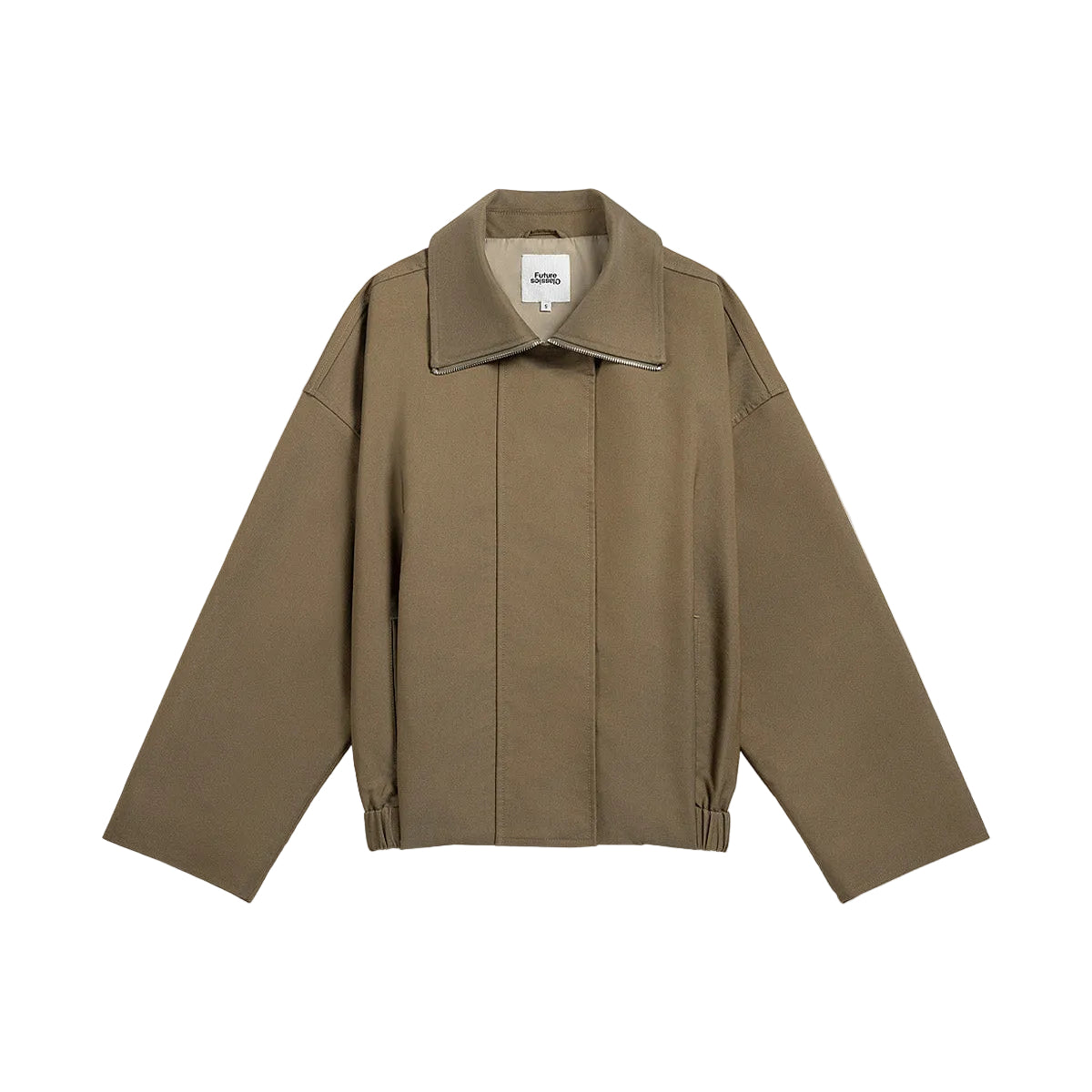 Pleated Cocoon Jacket