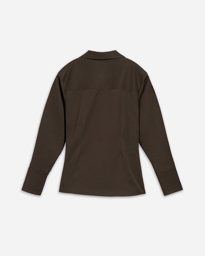 Pleated Sleeves Overshirt