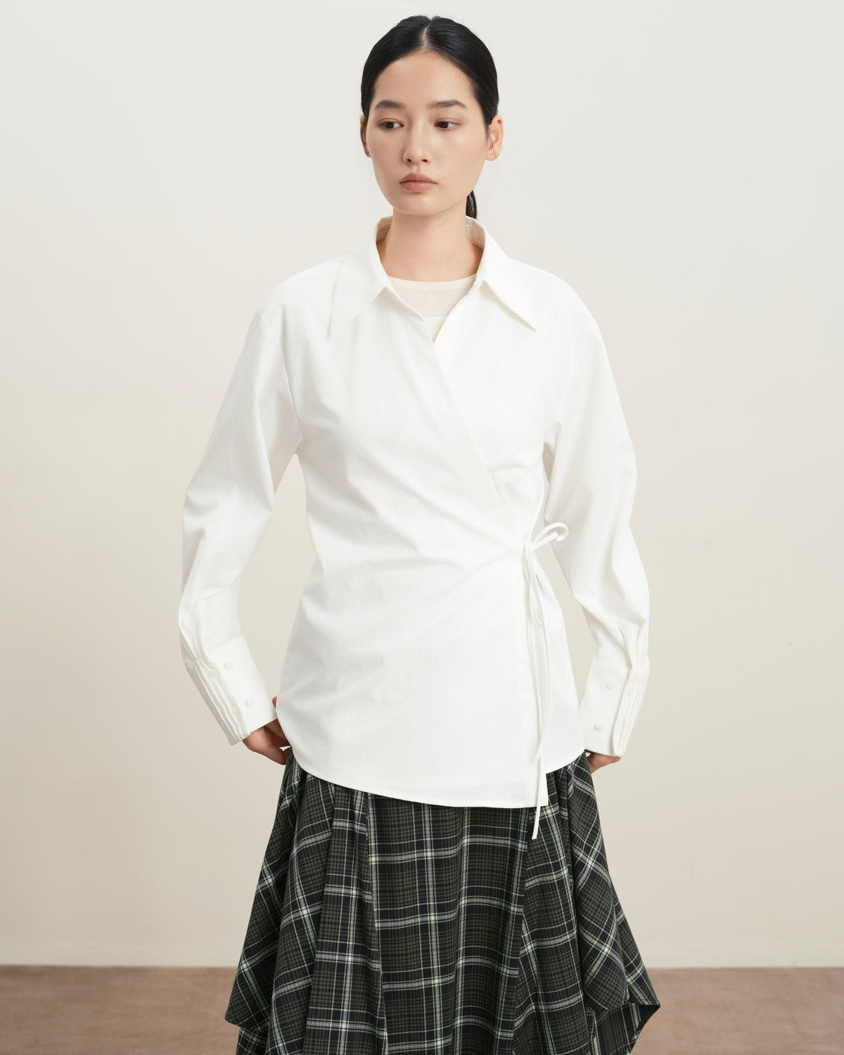Pleated Sleeves Overshirt