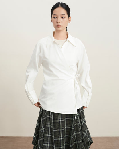 Pleated Sleeves Overshirt