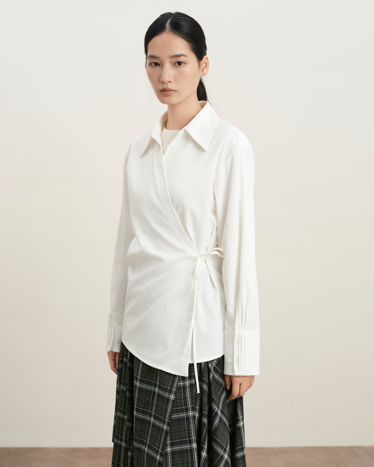 Pleated Sleeves Overshirt