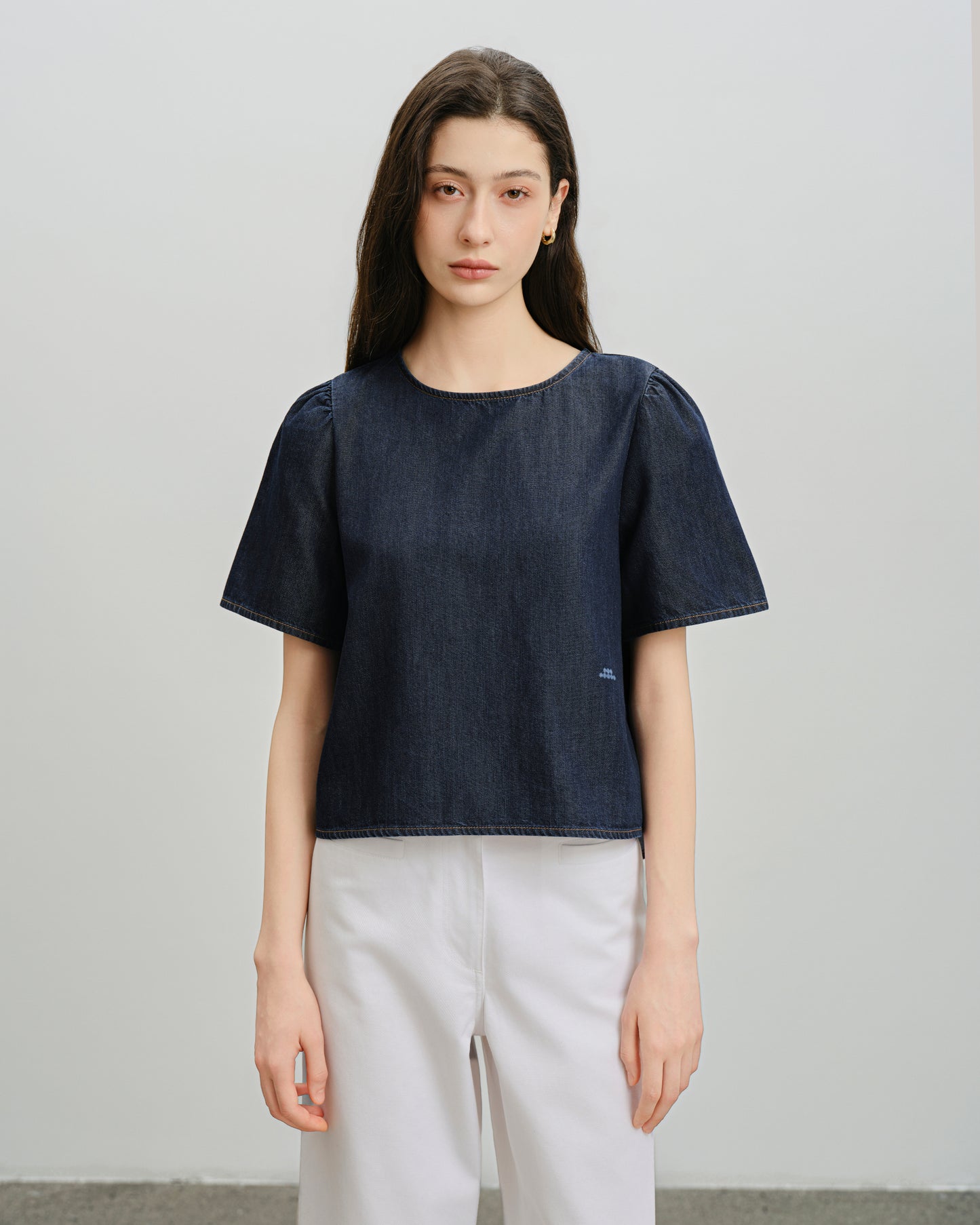 Rinse Wash Puff Blouse