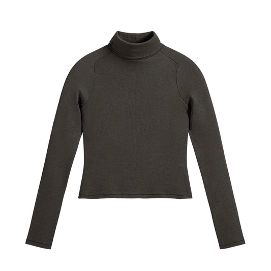 Raglan Turtleneck Wool Top