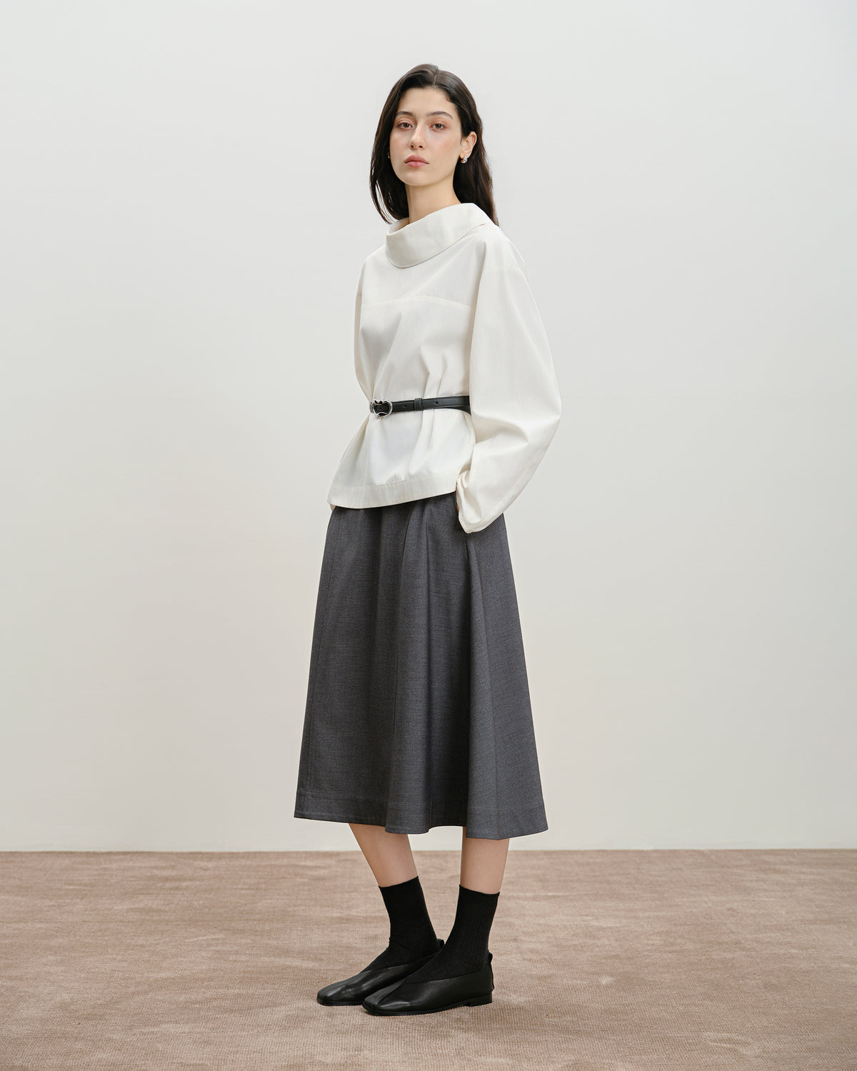 Reversed Collar Top