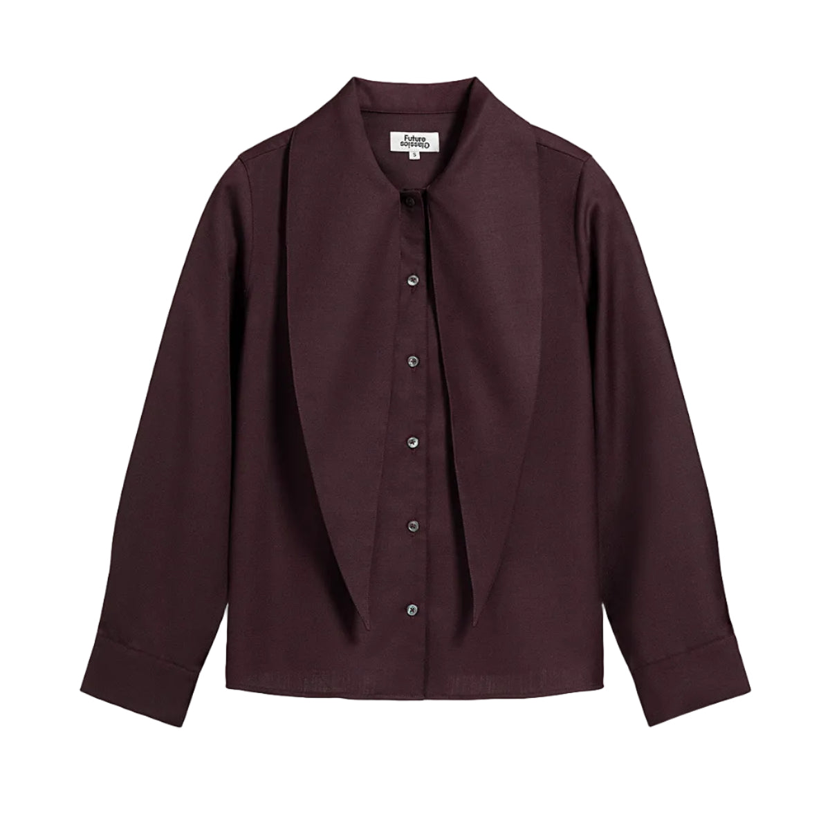 Scarf Collar Shirt