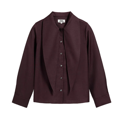 Scarf Collar Shirt