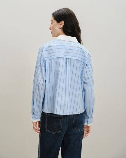 Striped Boxy Shirt