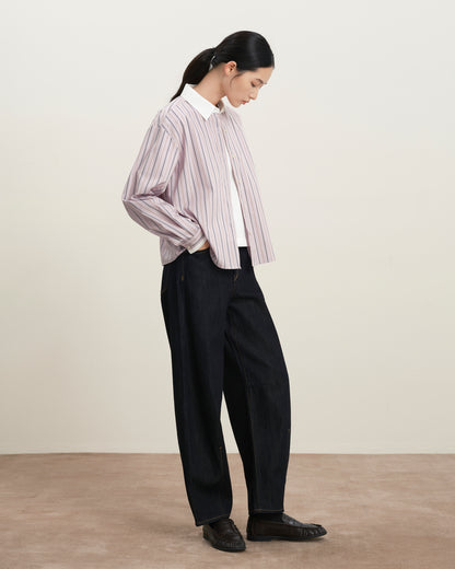 Striped Boxy Shirt