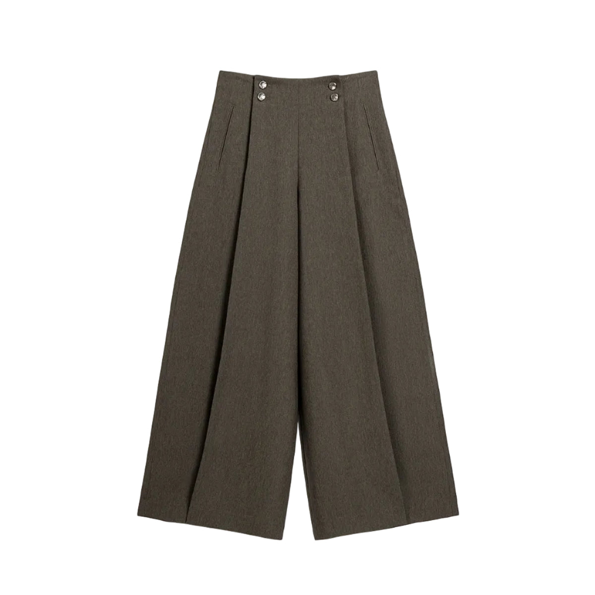 Tufted Waist Baggy Trousers