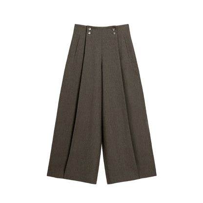 Tufted Waist Baggy Trousers