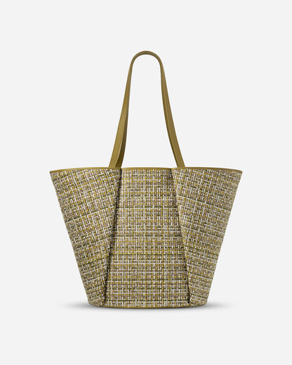Large Lamp Shade Tweed Tote