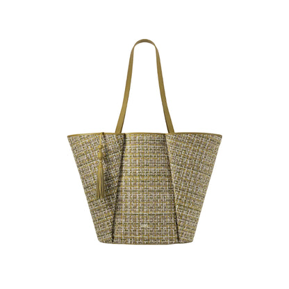 Large Lamp Shade Tweed Tote