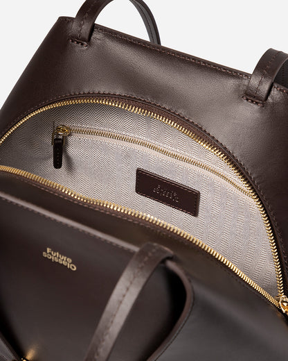 Small Collar Nappa Tote